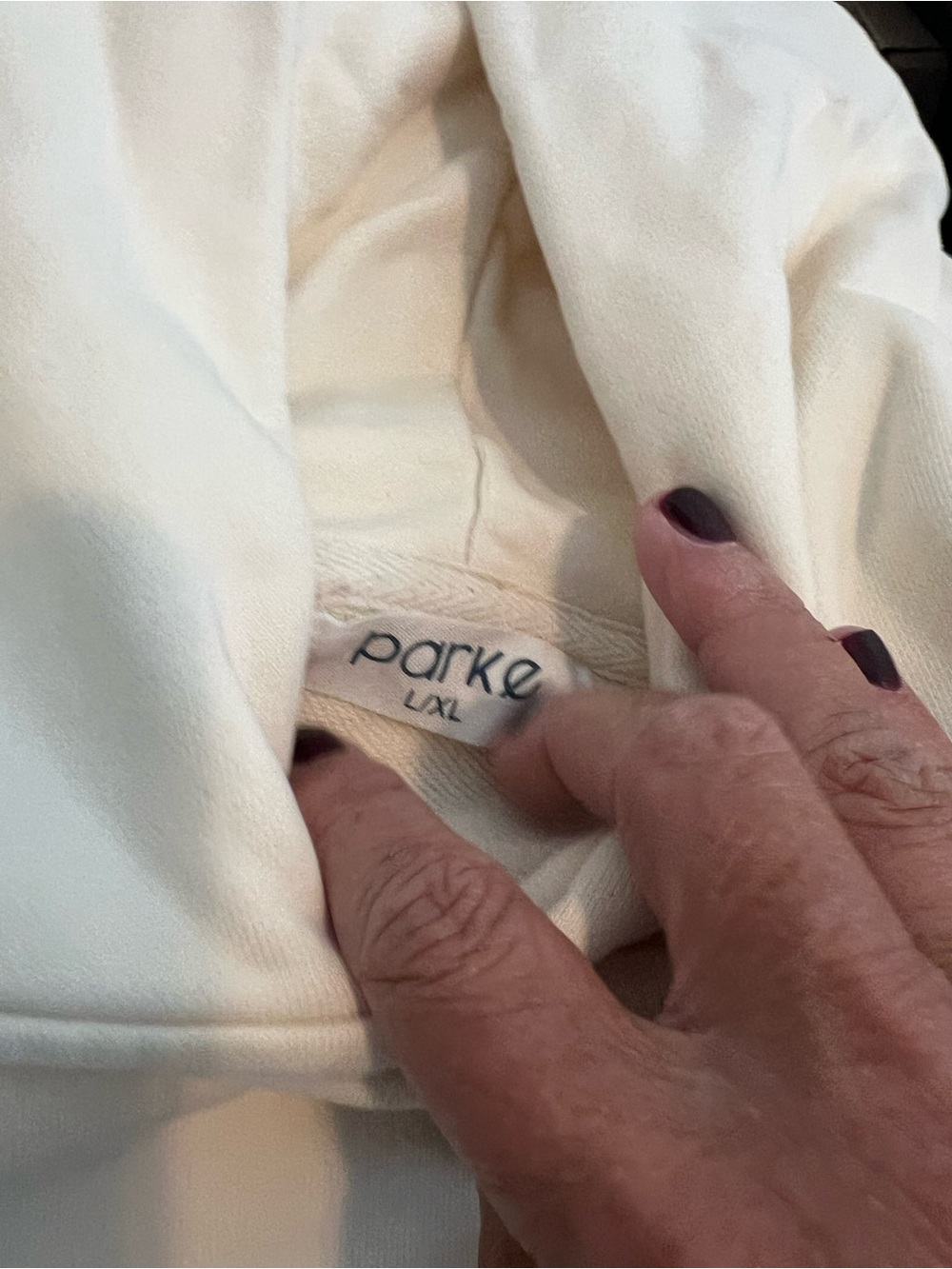 Parke Cream NYC Hoodie with Colorful Embroidered Motifs - Picture 8 of 8